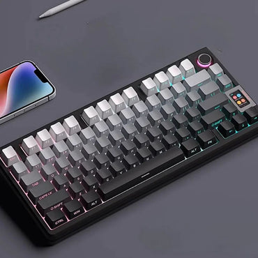 Keycaps Cherry de luz diurna originais novos 2025 PBT translúcidas com cor gradiente e gravação lateral personalizadas para teclados mecânicos MX