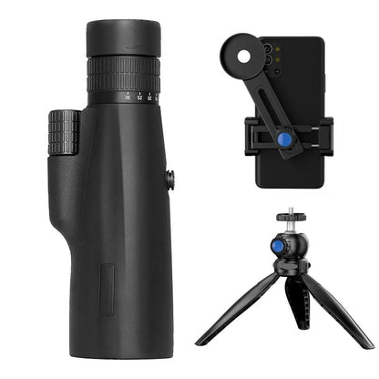 Monóculo Telescópio 10-30x50mm Monóculo de Longo Alcance Telescópio com Zoom Contínuo para Caça ao Ar Livre e Exploração