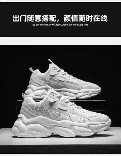 Men Sneakers Hidden Heels Elevator Shoes Plus Size 45 46 Heightening Shoes For Men Fashion Breathable 8cm 6cm Sports Taller Shoe