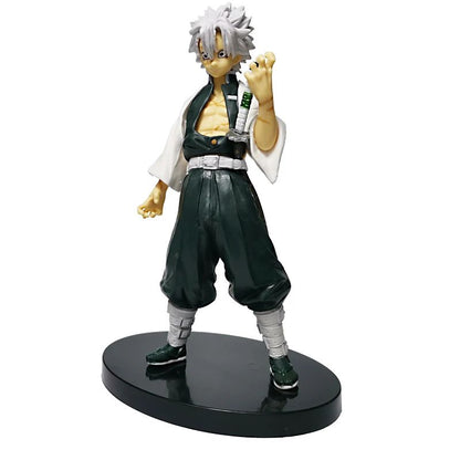 Boneco de Anime Demon Slayer Kimetsu No Yaiba Tanjiro Nezuko Zenitsu Figurine Inosuke Guerreiro Bonecos de Ação Colecionáveis Brinquedo Modelo