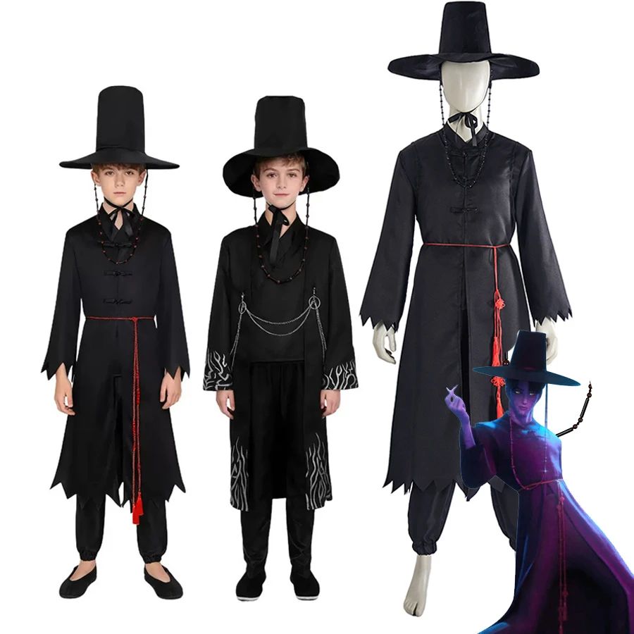 Cosplay Costumes for Kids Adults Boys Jinu Uniform Kimono Set Halloween Party Outfits