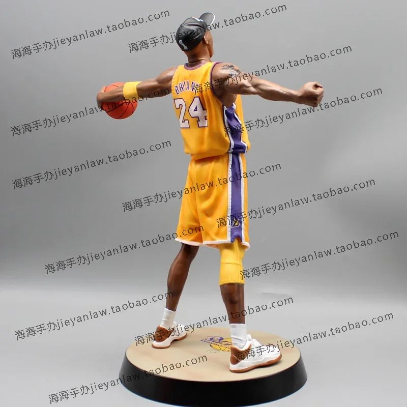 Personagem 34cm Modelo Lakers Roaring Post 24 Bryant Basquete Decoração de Casa Boneco Colecionável Figuras Modelo Lembrança Brinquedo Presentes