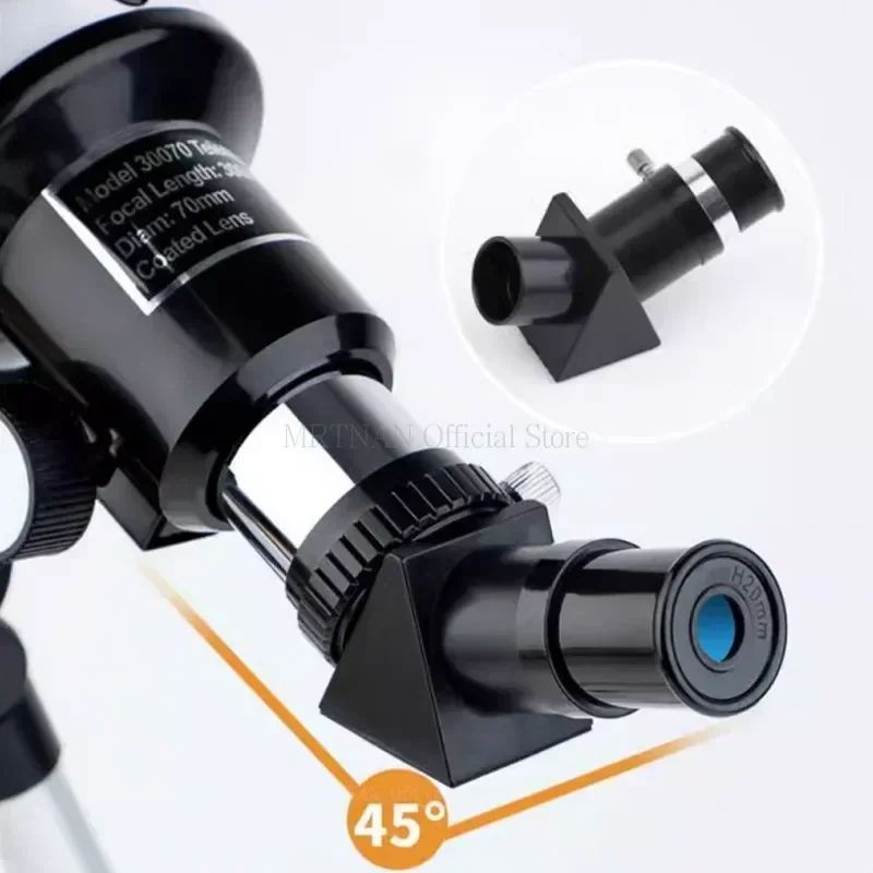 Telescópio Astronômico de Alta Definição e Alta Ampliação, Espelho de Busca de Estrelas Profissional, Suporte Longo com Suporte para Celular