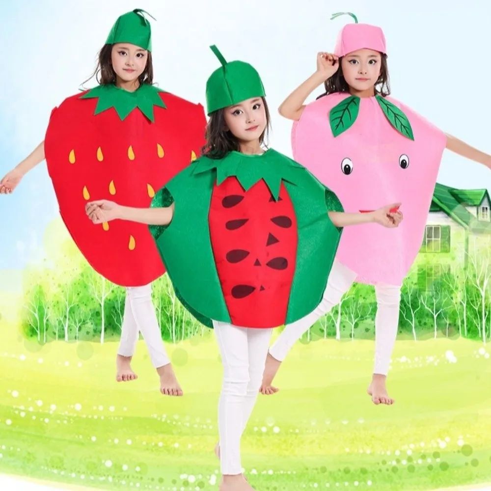 Fruit Fruit Vegetable Cosplay Costume Portable Cosplay Dance Performance Costumes 90-140CM Performances Cos Clothing