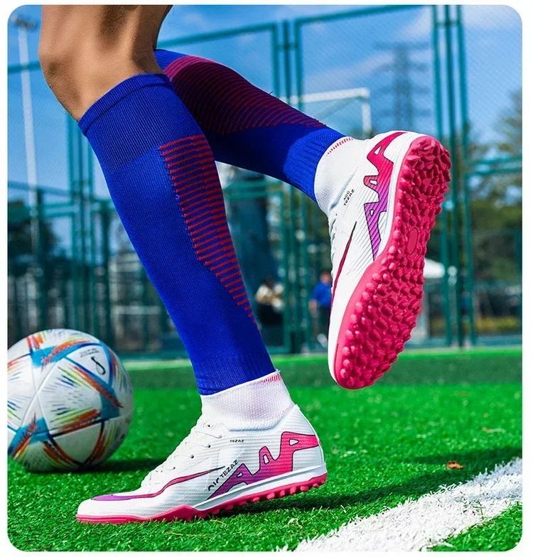 Men Football Shoes TF/FG Society Cleats Indoor Soccer Shoes Professional Football Field Boots Fast Unisex Sneaker Top Quality