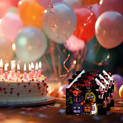 FNAF Boneco Caixas de Doces de Pipoca Caixas Cookies de Festa Chocolate Lanches Menino Menina Aniversário Suprimentos Caixa de Presentes Chá de Bebê