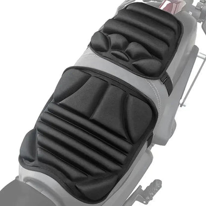 Almofada de Assento de Moto 3D Conforto Gel Almofada de Assento Respirável Capa de Assento Universal com Absorção de Choque para Montanha Avançada