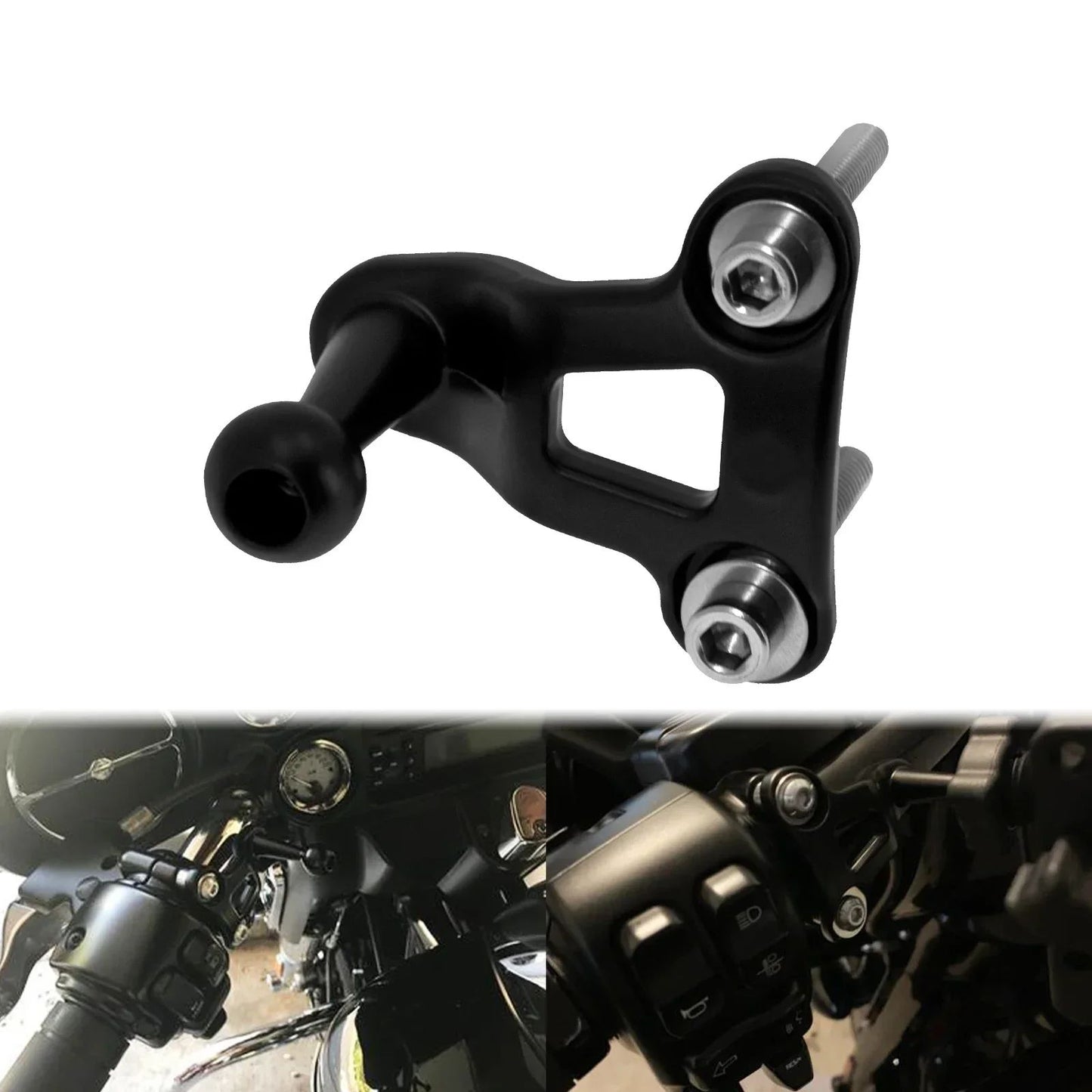 Suporte Universal Para Celular de Moto Suporte de GPS Para Harley Touring Dyna Softail Sportster XL