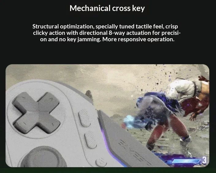 Game Sir Tarantula 8K 1K Wired Game Controller Custom Js13pro TMR Joystick Omron Micro Switches for Steam Switch Android Gamepad