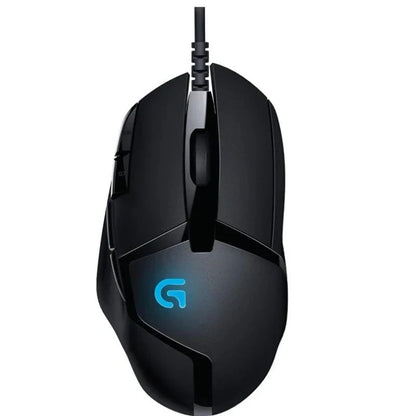 Mouse Gamer com Fio Logitech G402 com 8 Botões Programáveis, Fusion Engine de Alta Velocidade, Iluminação RGB, para Gamers de PC e Notebook