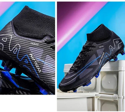 Men Football Shoes TF/FG Society Cleats Indoor Soccer Shoes Professional Football Field Boots Fast Unisex Sneaker Top Quality