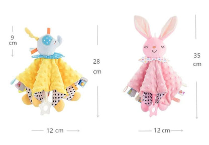 Muslin Baby Comfort Towel Cotton Comforter Blanket Soft Newborn Sleeping Dolls Kids Fashion Sleep Toy Soothe Appease Towel Bibs