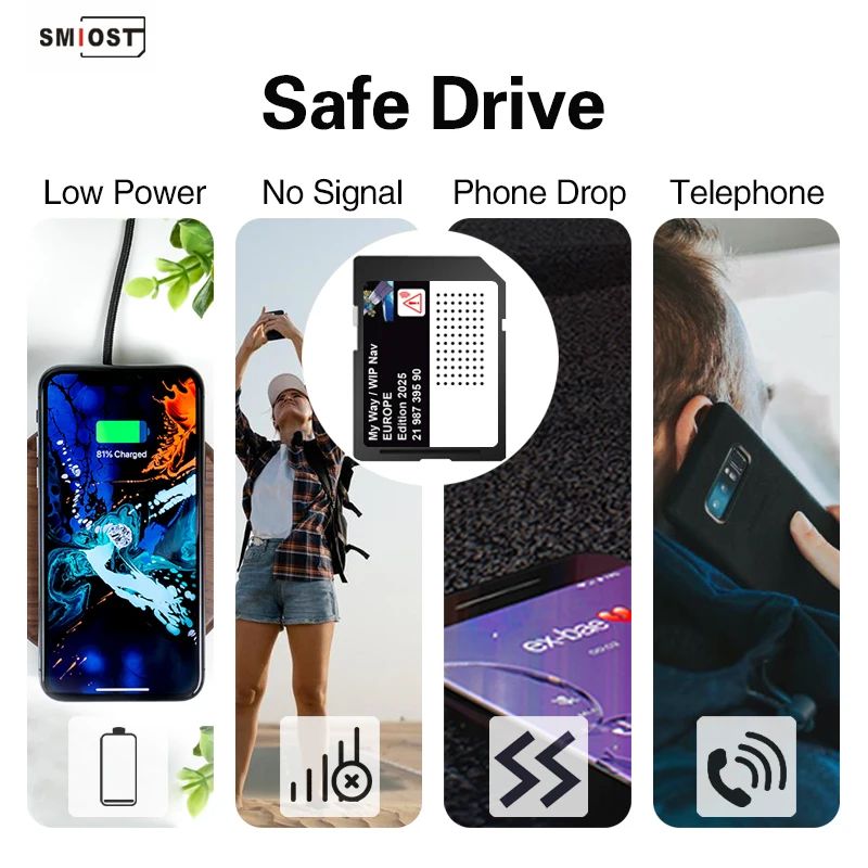 2025 Navigation SD Card 16GB Upgrade EU Morocco 2025 Maps Sat Nav for Peugeot 207 308 3008 407 508 807 Expert Partner 2198739590