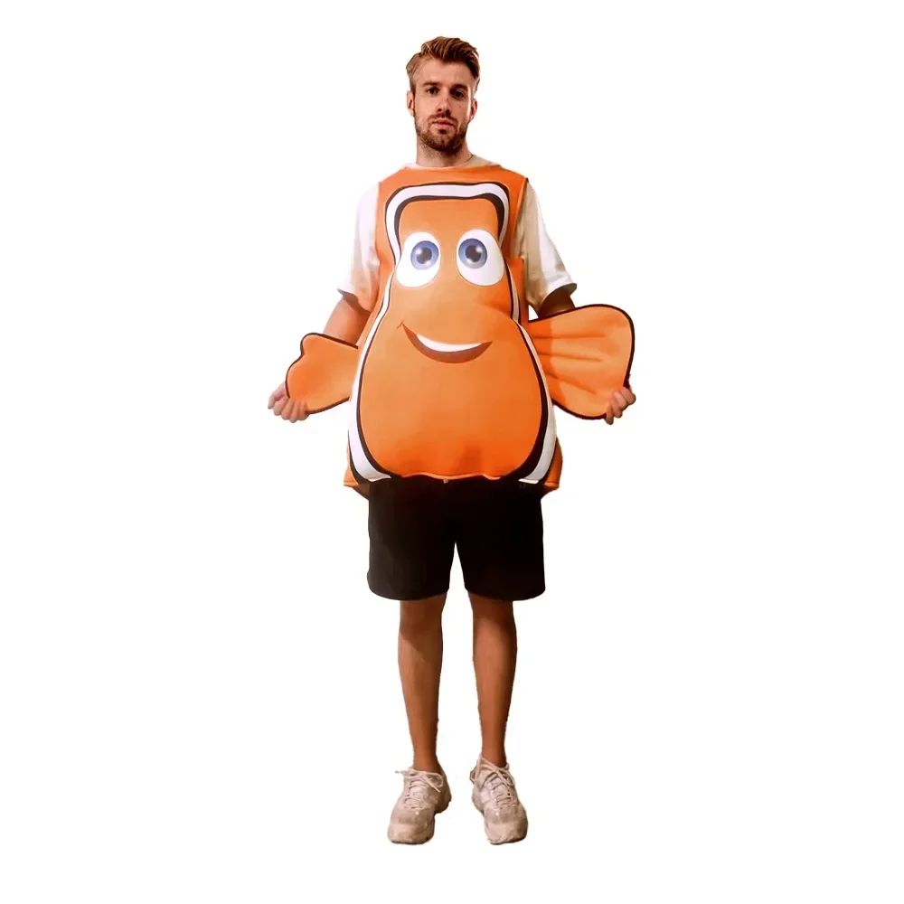 Anime Find Nemo Dory Cosplay Costume Underwater Animal Clownfish Carnival Theme Party Role Playing Outfits for Adult Women Men