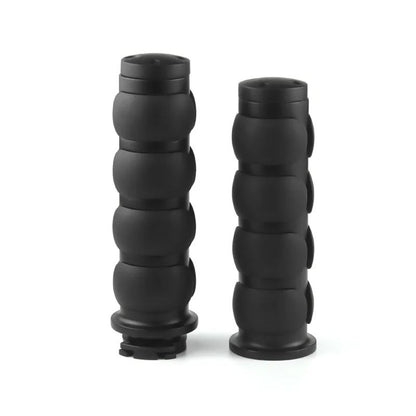 Manoplas Retro para Guidão de Motocicleta 25 MM de Alumínio e Borracha para Harley Touring Softail Fat Boy Sportster XL 883 1200 Dyna