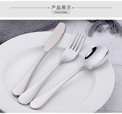 Creative Kids Stainless Steel Knife Fork and Spoon Set Home Steak Knife  Coffee Spoon, Stirring Spoon