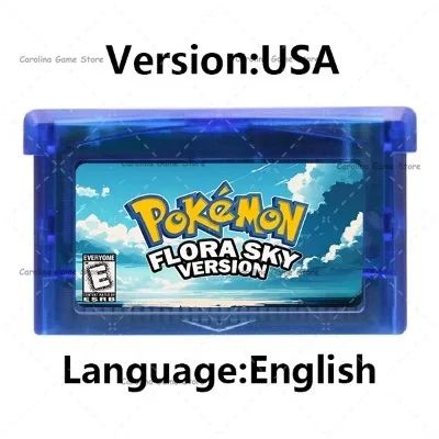 Cartucho de Jogo GBA Console de Videogame 32 Bits Card da Série Pokemon Crown Clover Unbound Quetzal Glazed Gaia Emerald Legacy