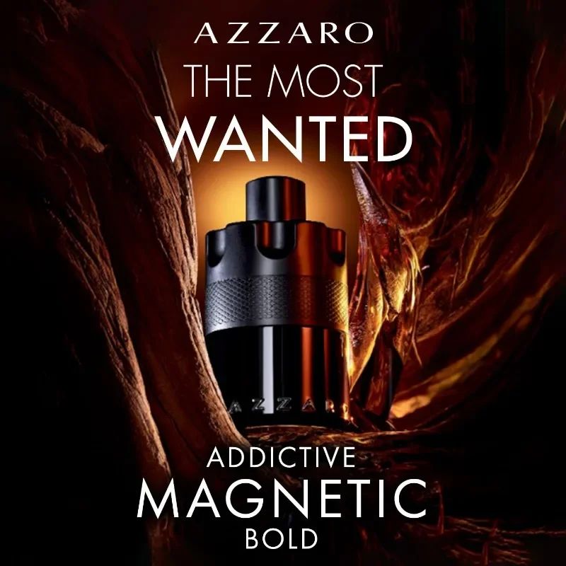 Azzaro Wanted Series 100ml Eau De Parfum Spray Perfumes de Luxo Originais Franceses Colônia Masculina Perfume com Feromônios Atrai Mulheres