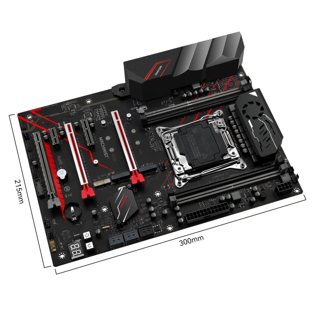 MACHINIST MR9A PRO MAX X99 Combo de Placa-mãe Intel Xeon E5 2695 V4 LGA 2011-3 CPU e Memória RAM DDR4 de 16 GB com interface TPM USB 3.0
