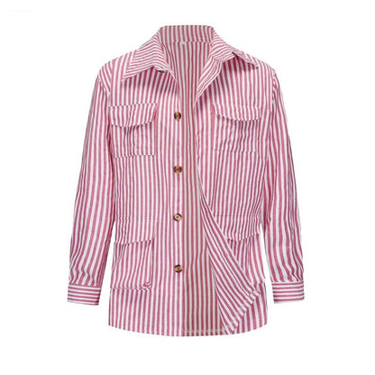 New 2025 Spring Autumn Men's Clothing Trend Striped Multi-pocket Men Cardigan Suit Jackets Business Casual Lace-up Coats for Men