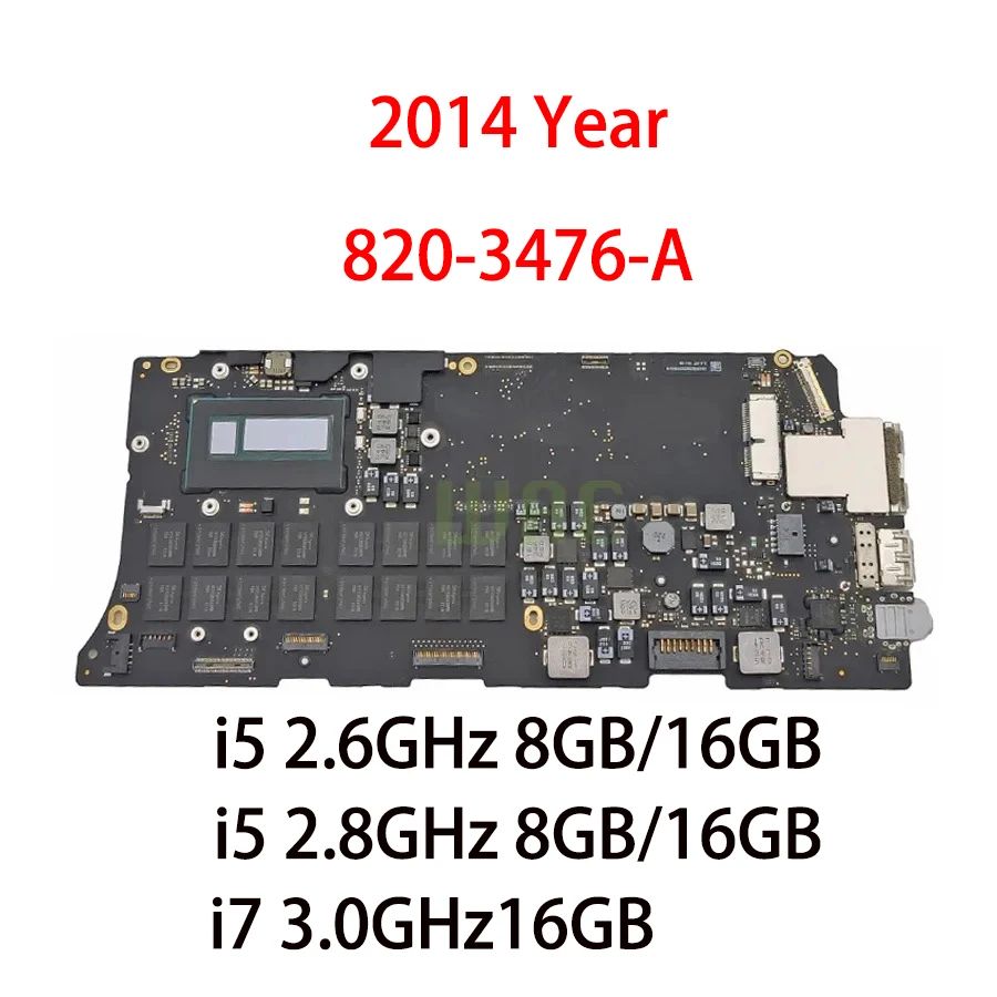 Placa-mãe Original A1502 para Macbook Pro Retina 13" Placa Lógica A1502 2013 2014 2015 820-3536-A 820-3476-A 820-4924-A