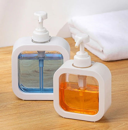 300/500ml Bathroom Soap Dispensers Refillable Lotion Shampoo Shower Gel Holder Portable Travel Dispenser Empty Bath Pump Bottle