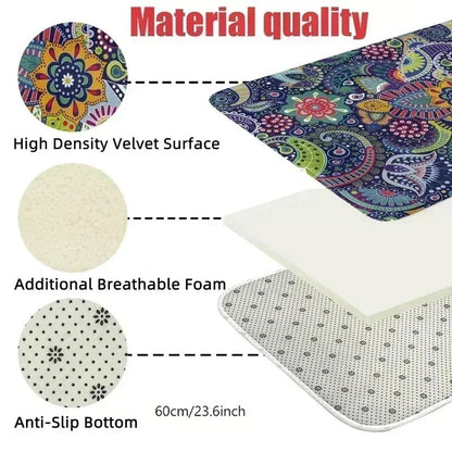 MINISO Trendy Pixel Game Art Floor Mat for Living Room Bedroom E-Sports Room Durable Washable Rug Modern Decor Gift for Gamer