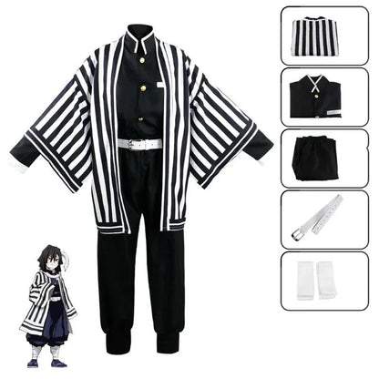 Hallowee Cosplay Tanjiro Nezuko Cosplay Kids Shinobu Costume Japanese Anime Cartoon Halloween Costume Christmas