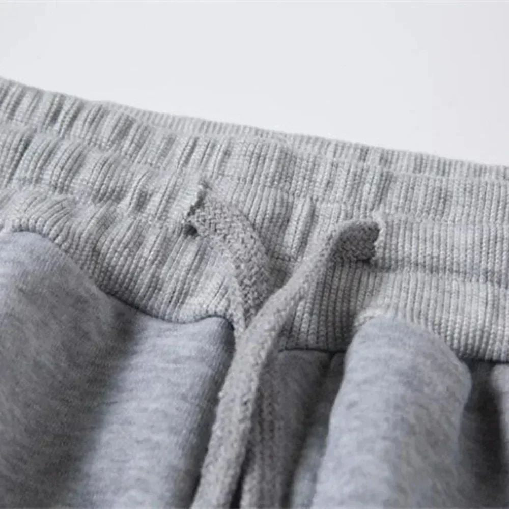 Men Loose Letter Printed Casual Long Pants Men Fashion Drawstring Outdoor Sports Fitness Jogging Sweatpants Fleece Pants
