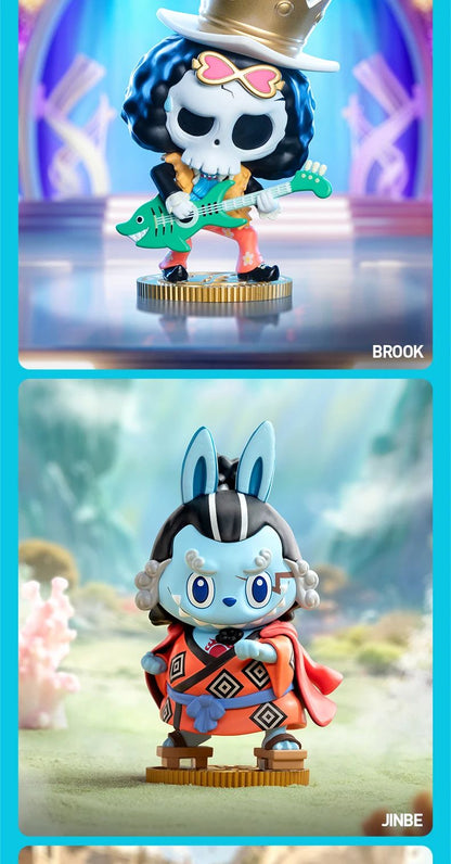 Pop Mart THE MONSTERS Labubu One Piece Series Blind Boxes Labubu One Piece Figurinhas Presente