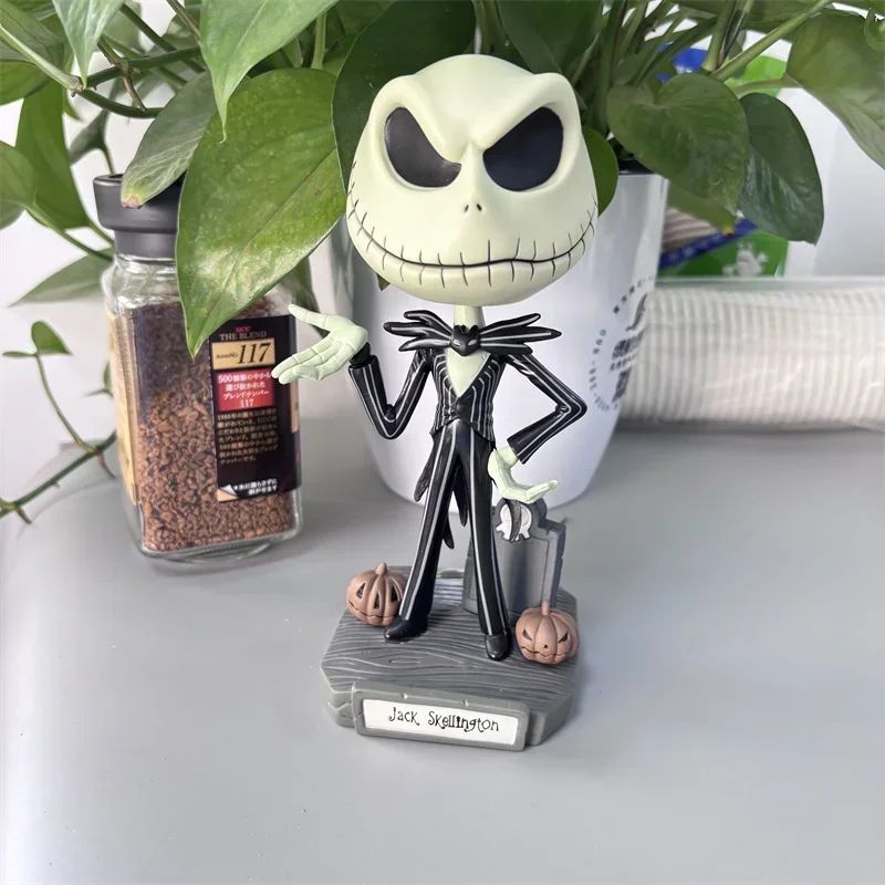 Disney The Nightmare Before Christmas Anime Figure Jack Skellington Model Desktop ornaments Halloween Room Decoration Toy Gifts
