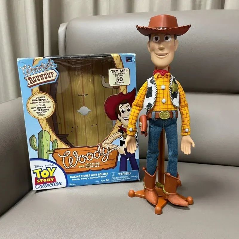 Bonecos Articulados Toy Story - Buzz Lightyear Woody Rex Jessie Modelo de Bonecos de Desenho Animado da Moda Vocal para Brinquedos Divertidos de Presente