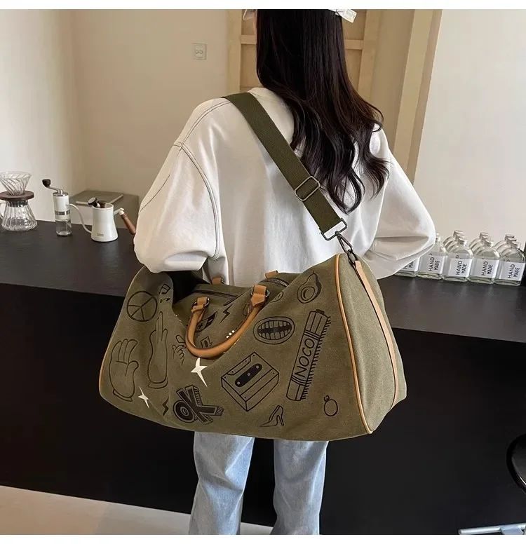 Oxford Travel Bag Handbags Large Capacity Carry On Luggage Bags Men Women Shoulder Outdoor Tote Weekend Waterproof Sport Gym Ba