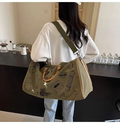 Oxford Travel Bag Handbags Large Capacity Carry On Luggage Bags Men Women Shoulder Outdoor Tote Weekend Waterproof Sport Gym Ba