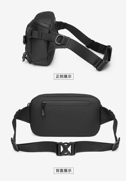 OZUKO  Tactical bag Fanny Pack Outdoor Sports Tactical  Multifunction Waterproof Male Chest Bag Mens Crossbody Bags