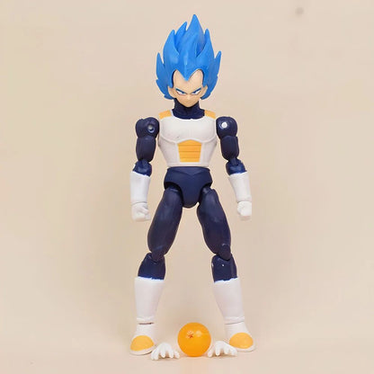 3 estilos Dragon Ball Z Goku Vegeta SHF Super Saiyan Anime Boneco Articulado Boneco Transformável Modelo Colecionável Brinquedo Presente