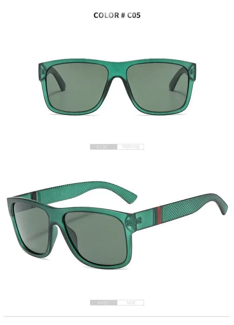 2025 Luxury Brand Polarized Sunglasses Men High-End Outdoor Glasses Fashion Square Driving Eyewear Travel Sun Glasses UV400