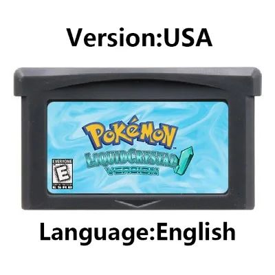 Cartucho de Jogo GBA Console de Videogame 32 Bits Card da Série Pokemon Crown Clover Unbound Quetzal Glazed Gaia Emerald Legacy