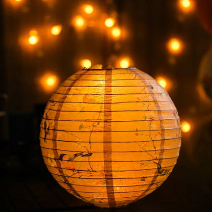12Inch Printed Flower Round Chinese Paper Lanterns Birthday Wedding Decor Craft DIY Festival Lantern Party Supplies
