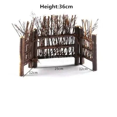 Japanese Korean fence plate Cuisine Sushi Boats Bamboo Creative Exquisite Sushi Tools Vintage bamboo sushi dish bamboo fence