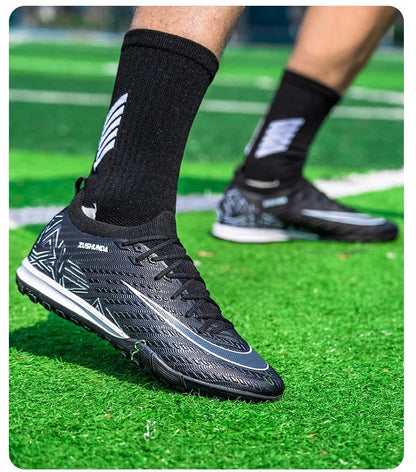 TF/FG Men Soccer Shoes Society Professional Football Field Boots Original Comfortable Top Quality Cleats Football Shoes Tenis