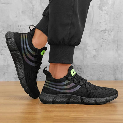 Tênis Esportivo Masculino Casual Leve Respirável Antiderrapante Calçados para Corrida e Caminhada ao Ar Livre Tênis Esportivo para Jogging