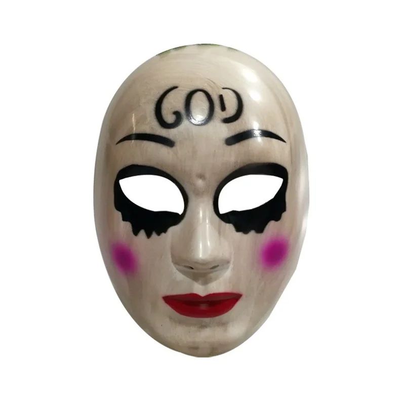 Human Removal Plan Mask Evil Smiley Bleeding Mask Men and Women Kiss Me Mask Halloween Mask Human Removal Plan Cosplay Mask