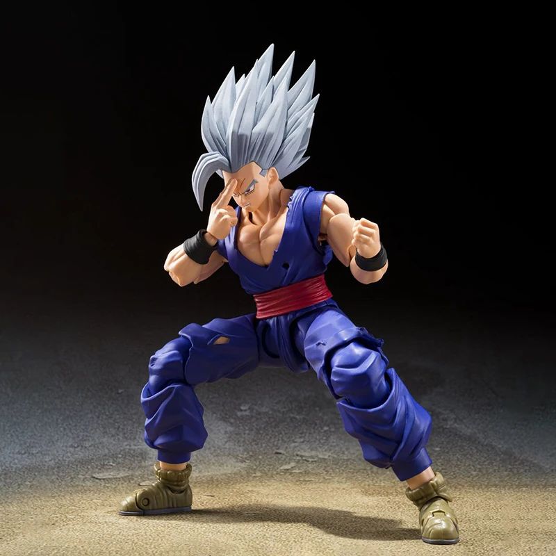 Shf Dragon Ball Son Gohan Besta Action Figure PVC Boneco Colecionável Articulado Anime 17cm Super Saiyajin Gohan Brinquedo Modelo de Presente
