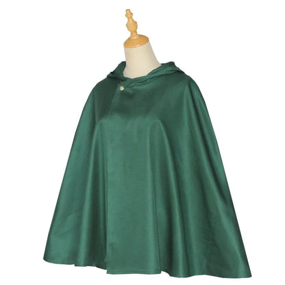 Men Women Attack on Titan Cloak Kids Cosplay shingeki no kyojin Cloak Shingeki No Kyojin Survey Corps Cloak Cape Green Shawl