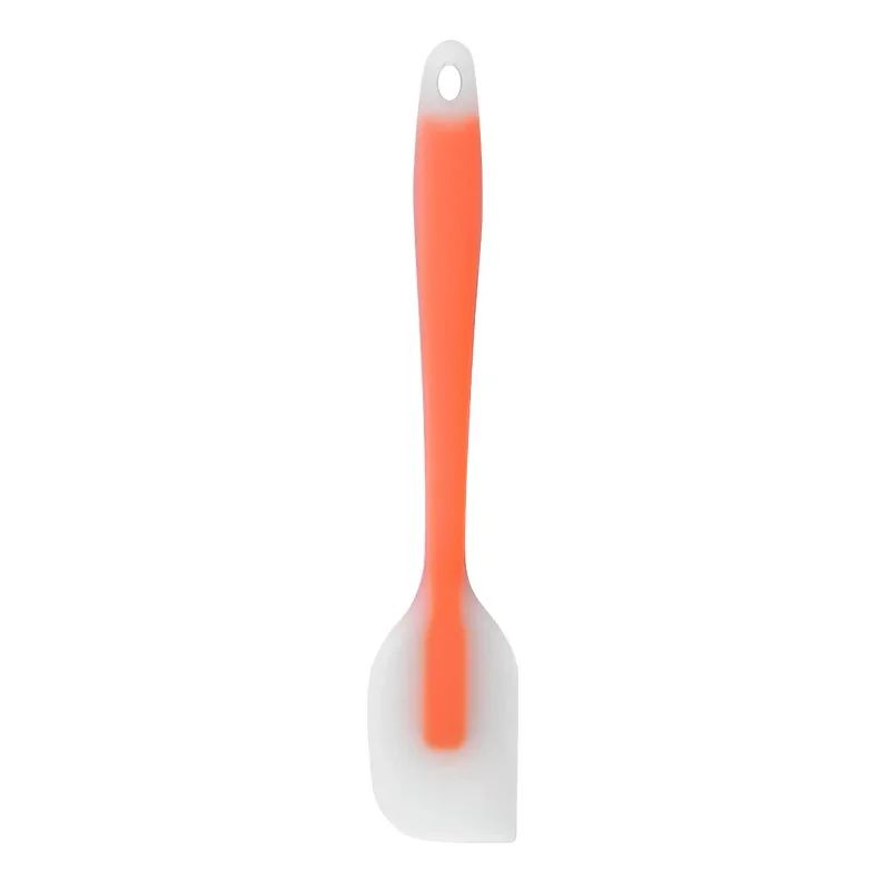 Espátula de Silicone Creme Manteiga Cozinha Cozimento Espátula Utensílios Resistentes ao Calor Raspador Decorador Ferramentas Translúcidas para Cozinha e Confeitaria