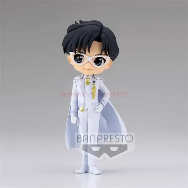 Bandai Original Qposket Sailor Moon Tsukino Usagi Chiba Mamoru Action Figure Vestido de Noiva Ver Estatueta Pvc Estátua Boneca Brinquedos