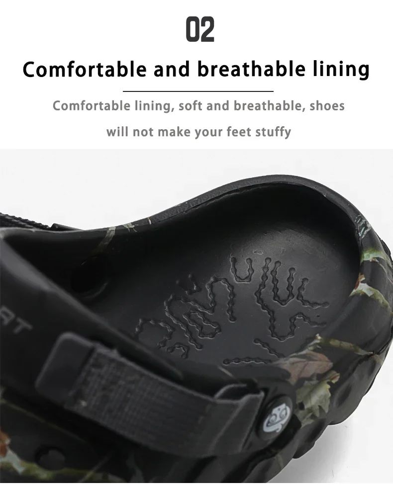 2025Men Slippers High Quality Classic Outdoor Anti-Slip Garden Shoes Lightweight Fashion Casual Sandals Sandals for Men Platform