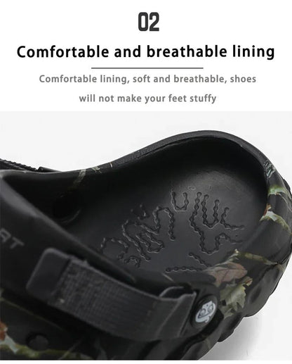 2025Men Slippers High Quality Classic Outdoor Anti-Slip Garden Shoes Lightweight Fashion Casual Sandals Sandals for Men Platform