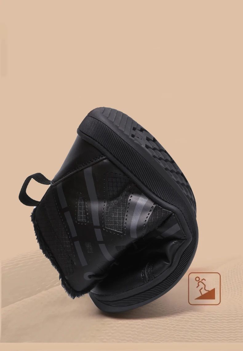 Fashion Kids Snow Boots Wide ToeBox Shoes Kid's Waterprof Barefoot Sneakers Boys Girls Warm Cotton Lightweight Non-slip Sneakers